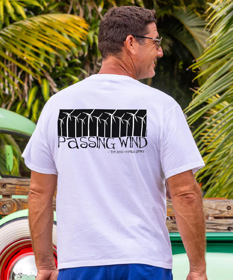 Windmills - White Short Sleeve Crewneck T-Shirt - Image 2