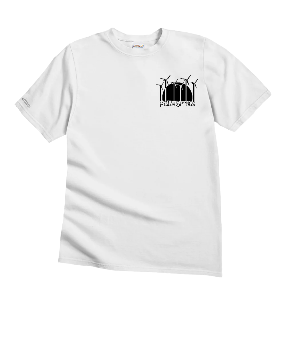 Windmills - White Short Sleeve Crewneck T-Shirt - Image 4
