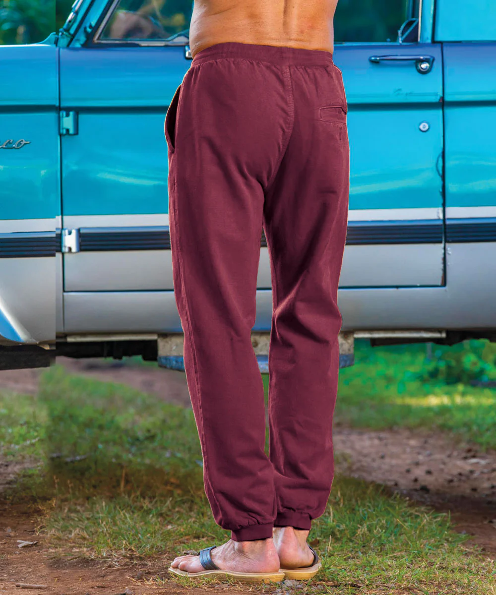 Wine Dyed Canton Pants - Image 3