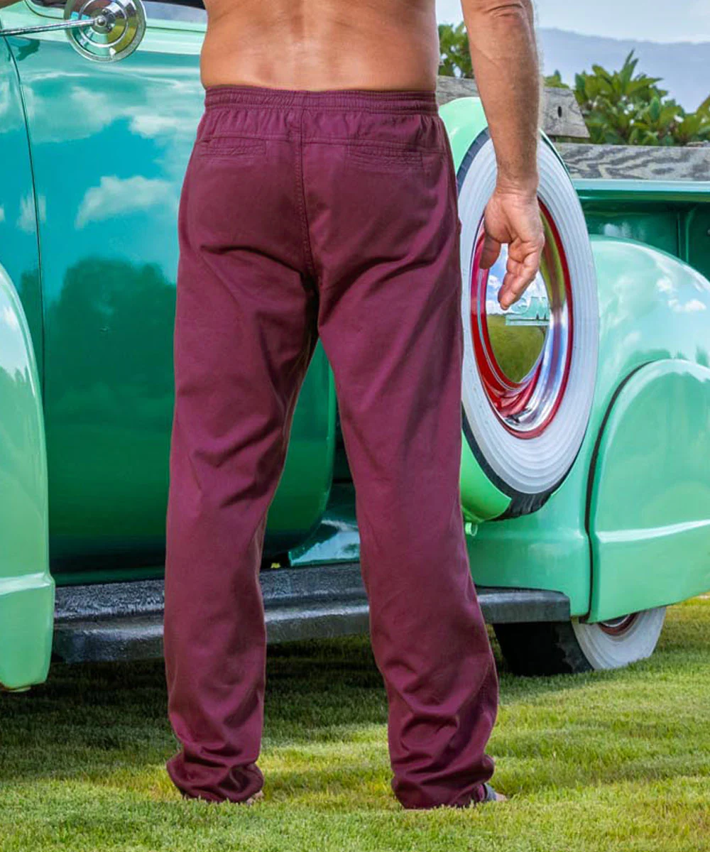 Wine Dyed Twill Pants - Image 3