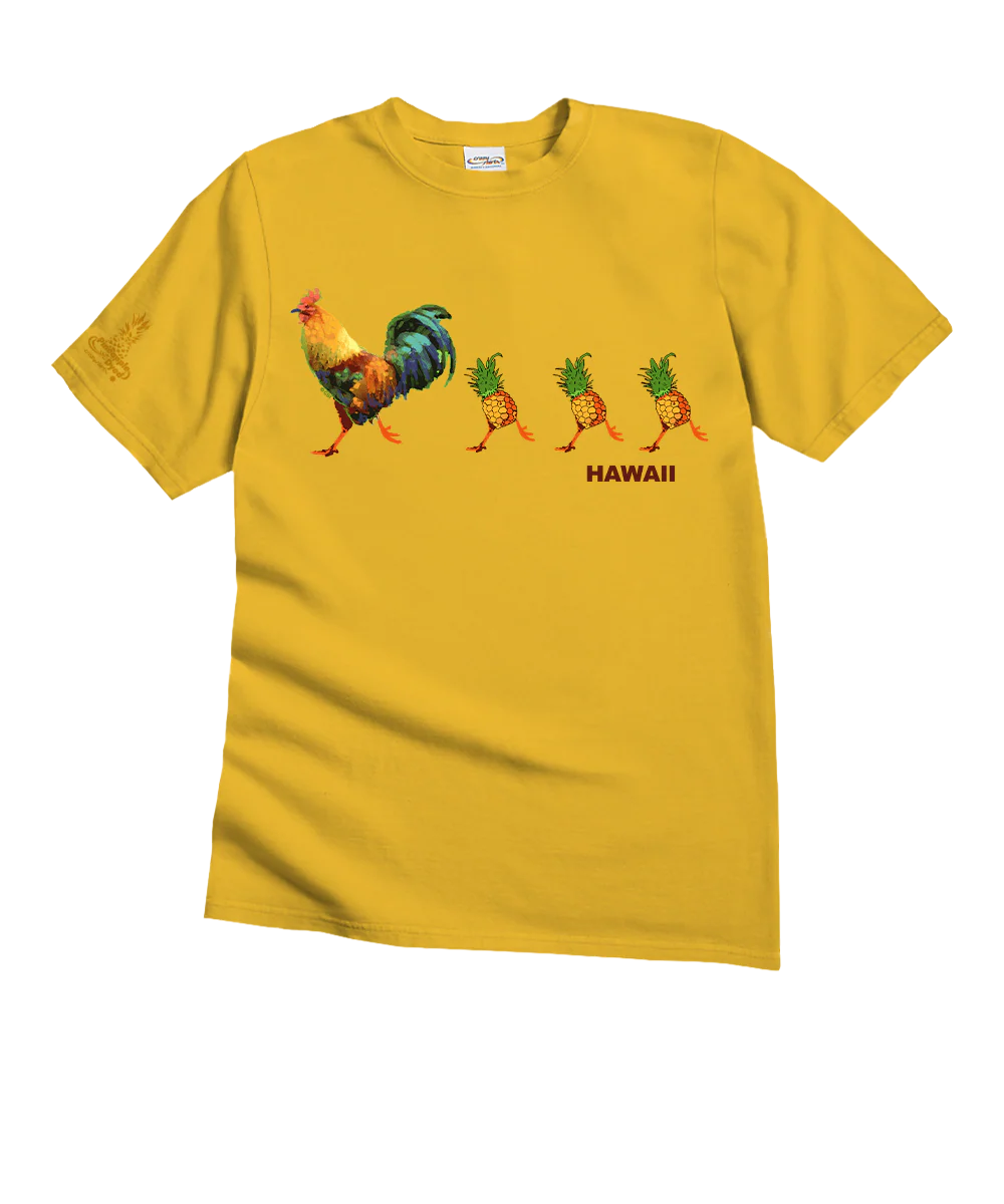 Pineapple Run - Pineapple Dyed Short Sleeve Crewneck T-Shirt