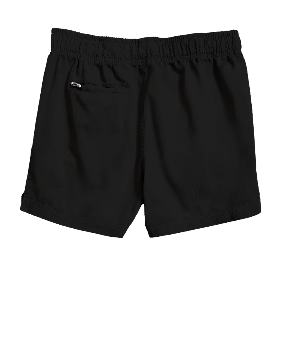 Black Shoreline Twill Shorts - Image 4