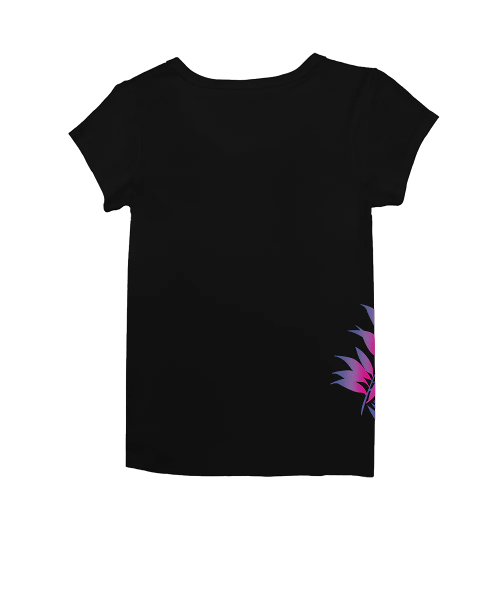 Club Logo - Black Short Sleeve Rib Knit T-Shirt - Image 4