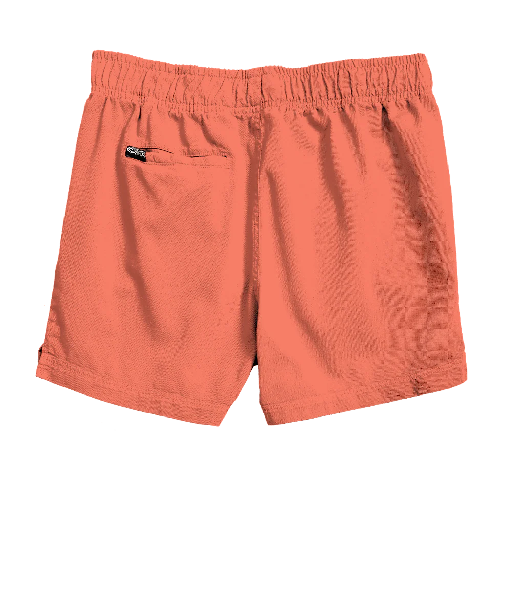 Coral Shoreline Twill Shorts - Image 4