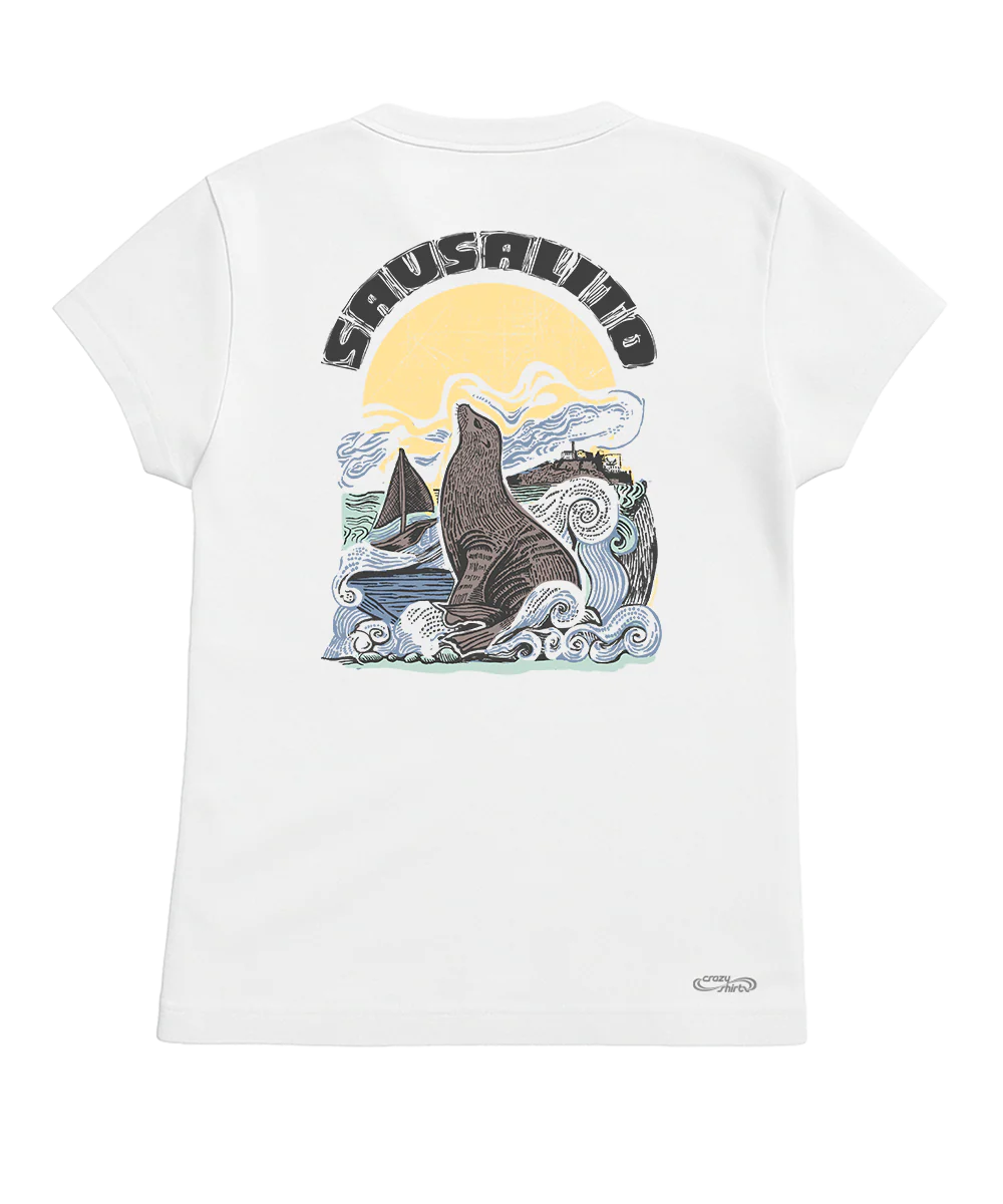 Dock Of The Bay - White Short Sleeve Crewneck T-Shirt