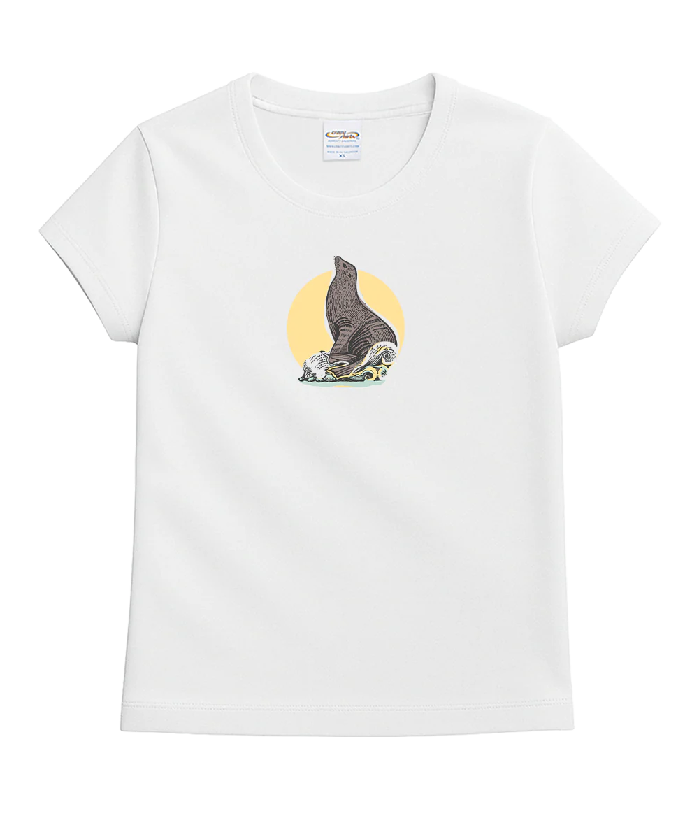 Dock Of The Bay - White Short Sleeve Crewneck T-Shirt - Image 4