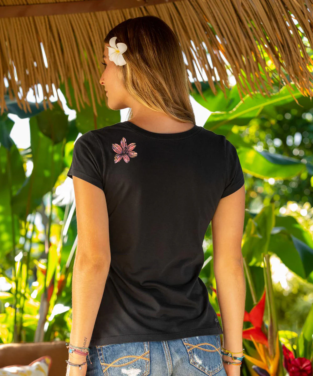 Dreamer - Jet Black Short Sleeve Pima T-Shirt - Image 3