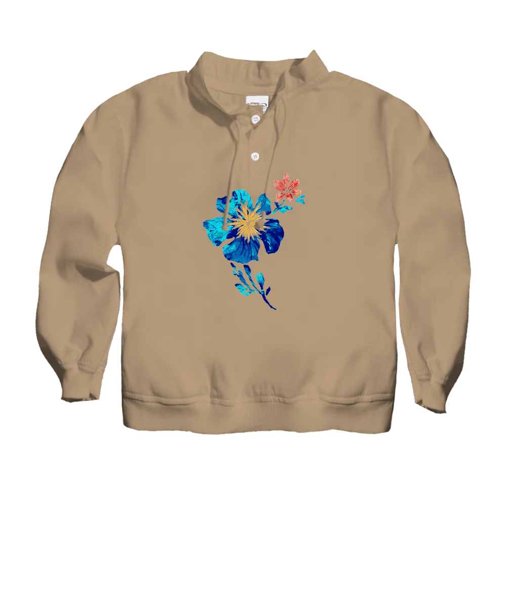 Dreamer - Kona Coffee Dyed Long Sleeve Lightweight Pullover