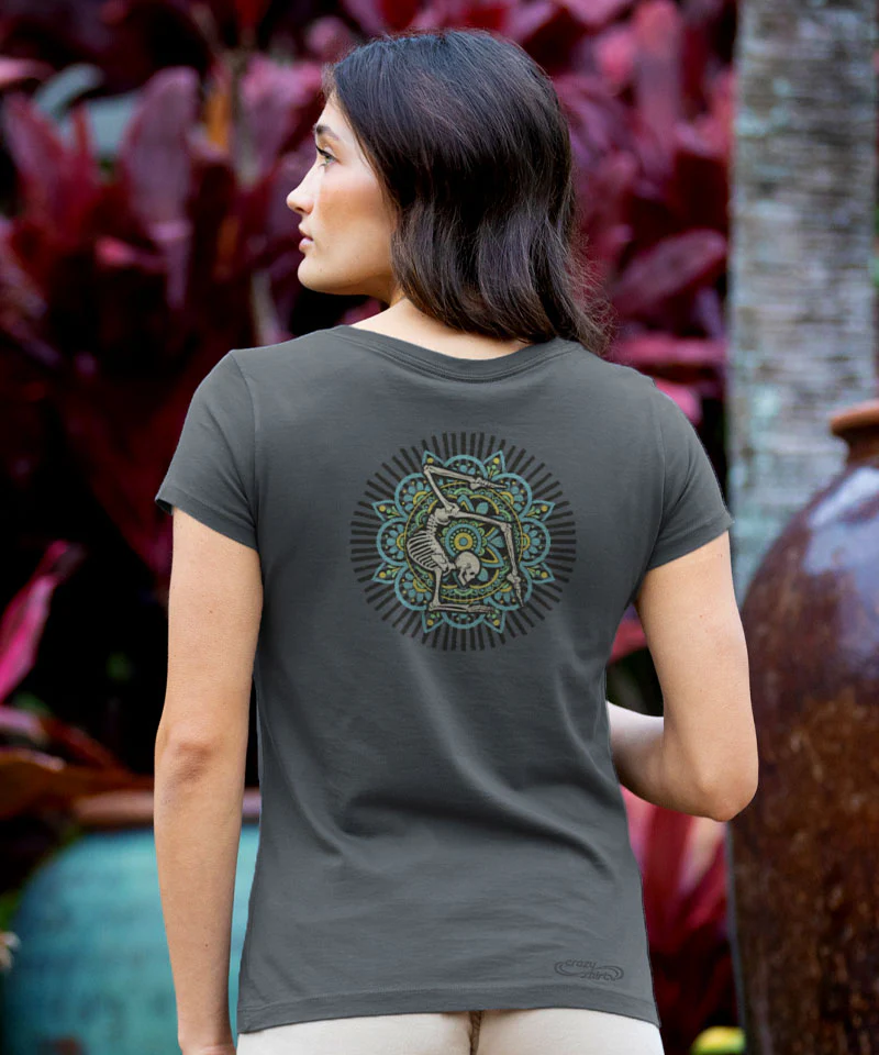 Grateful Dead Yogi - Graphite Short Sleeve Pima T-Shirt - Image 3