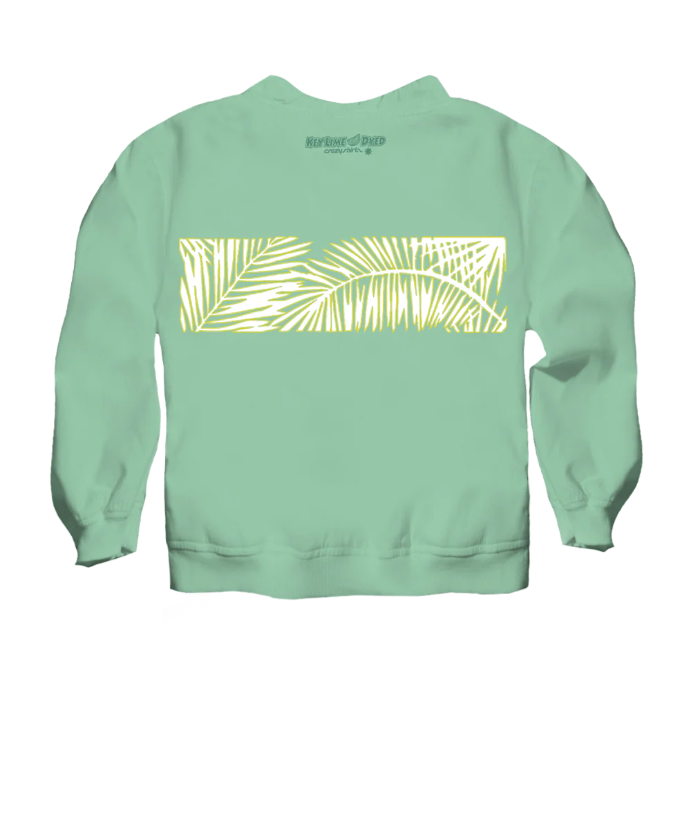Honu Bliss - Key Lime Dyed Long Sleeve Lightweight Pullover - Image 4