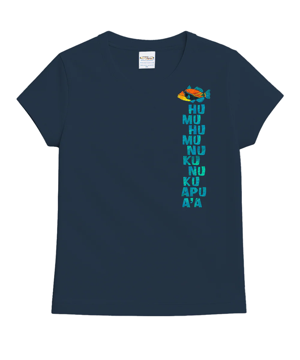 Humu Kalakoa - Navy Short Sleeve Crewneck T-Shirt - Image 4