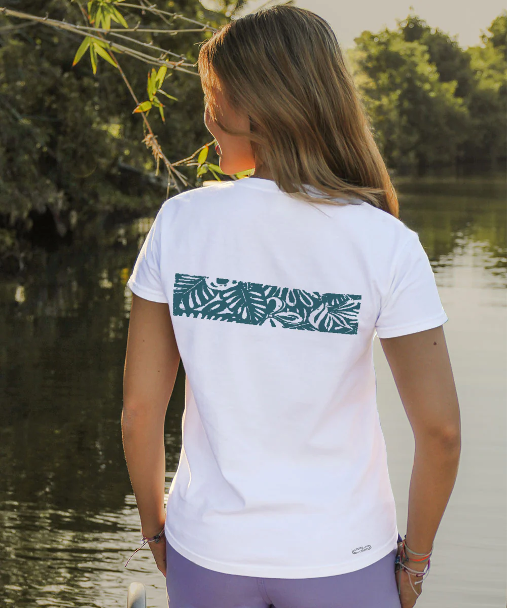 Into Bloom - White Short Sleeve Crewneck T-Shirt - Image 3