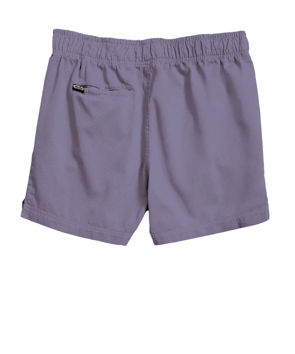 Lavender Dyed Shoreline Twill Shorts - Image 4