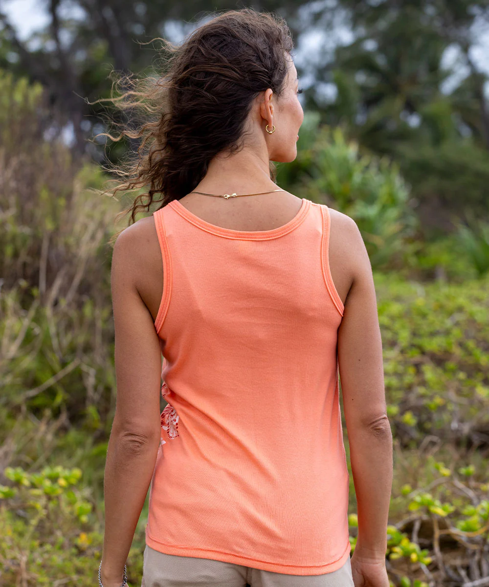 Leihua - Coral Sleeveless Island Breeze Tank - Image 3