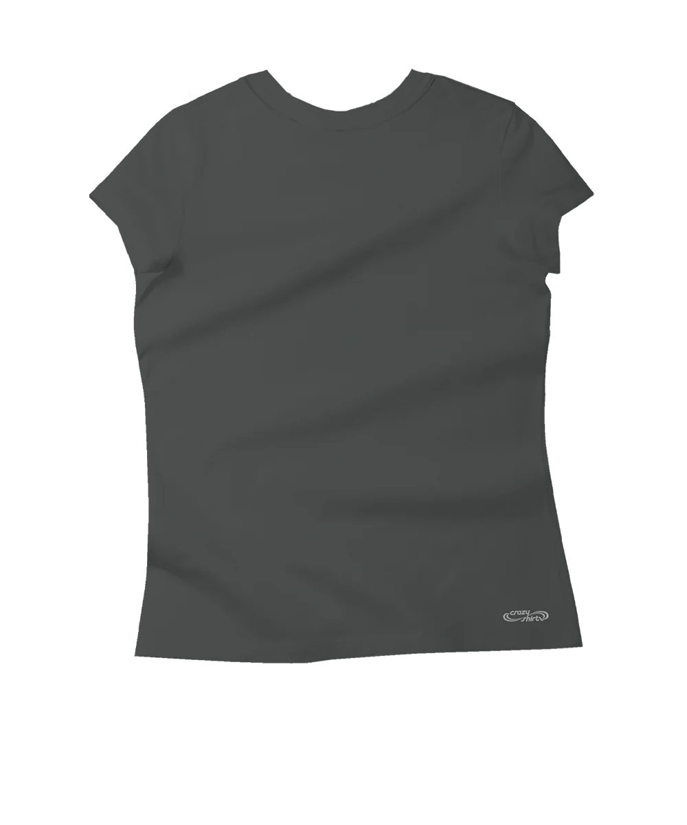 Mod Palm Springs Sign - Graphite Short Sleeve Pima T-Shirt - Image 4
