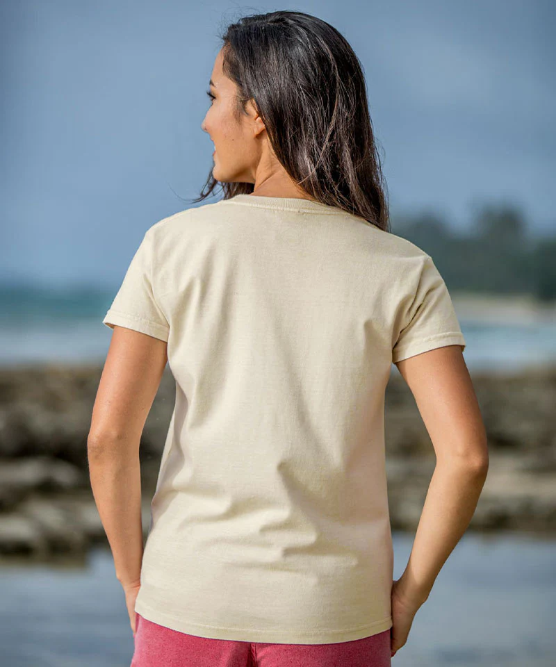 Pabst Lone Star Boots - Coconut Dyed Short Sleeve Crewneck T-Shirt - Image 3