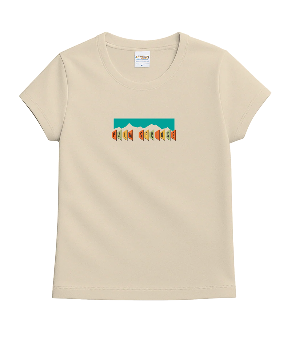 Palm Springs Oasis - Coconut Dyed Short Sleeve Crewneck T-Shirt - Image 4