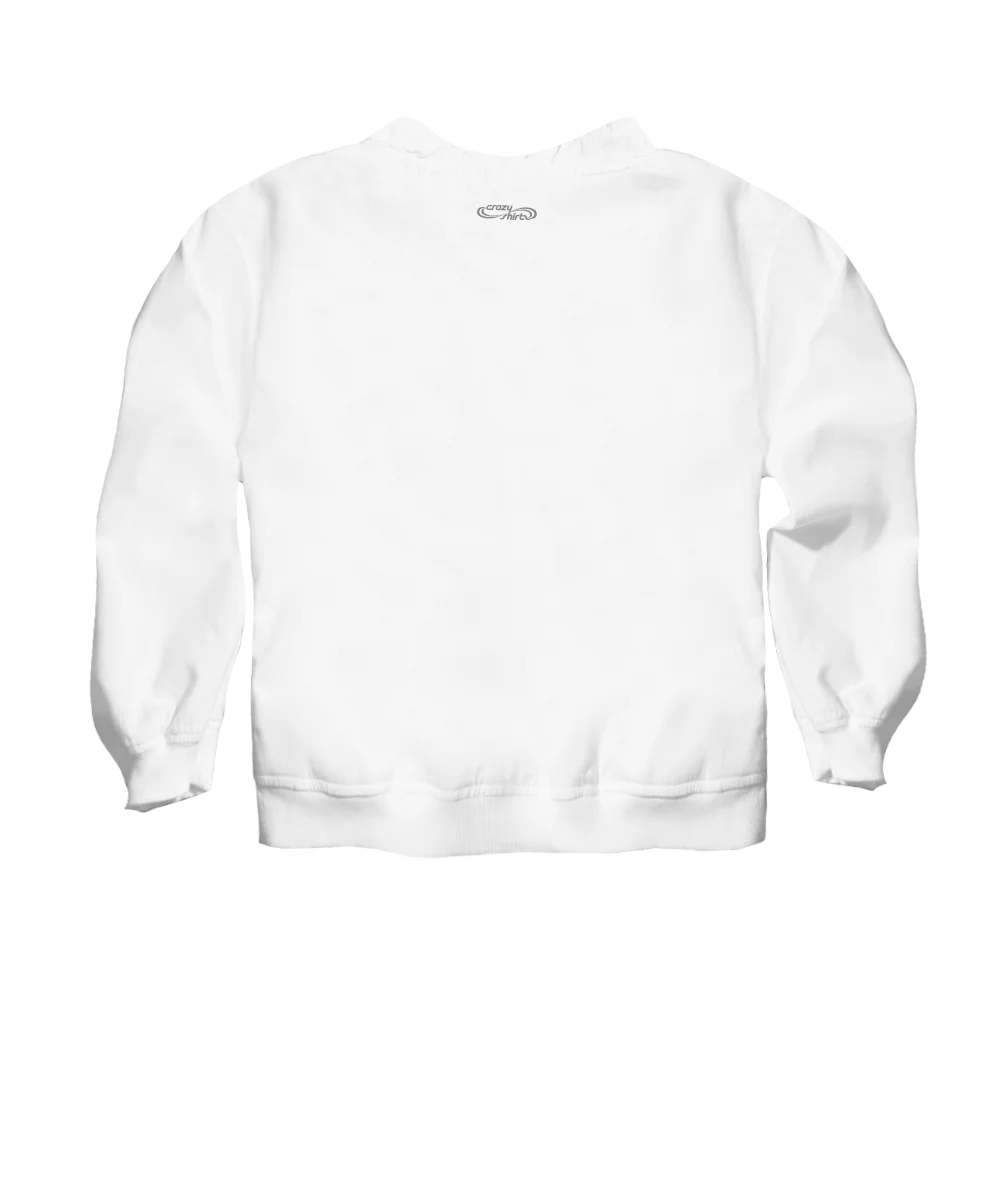 Paradise Palms - White Long Sleeve Lightweight Pullover - Image 4