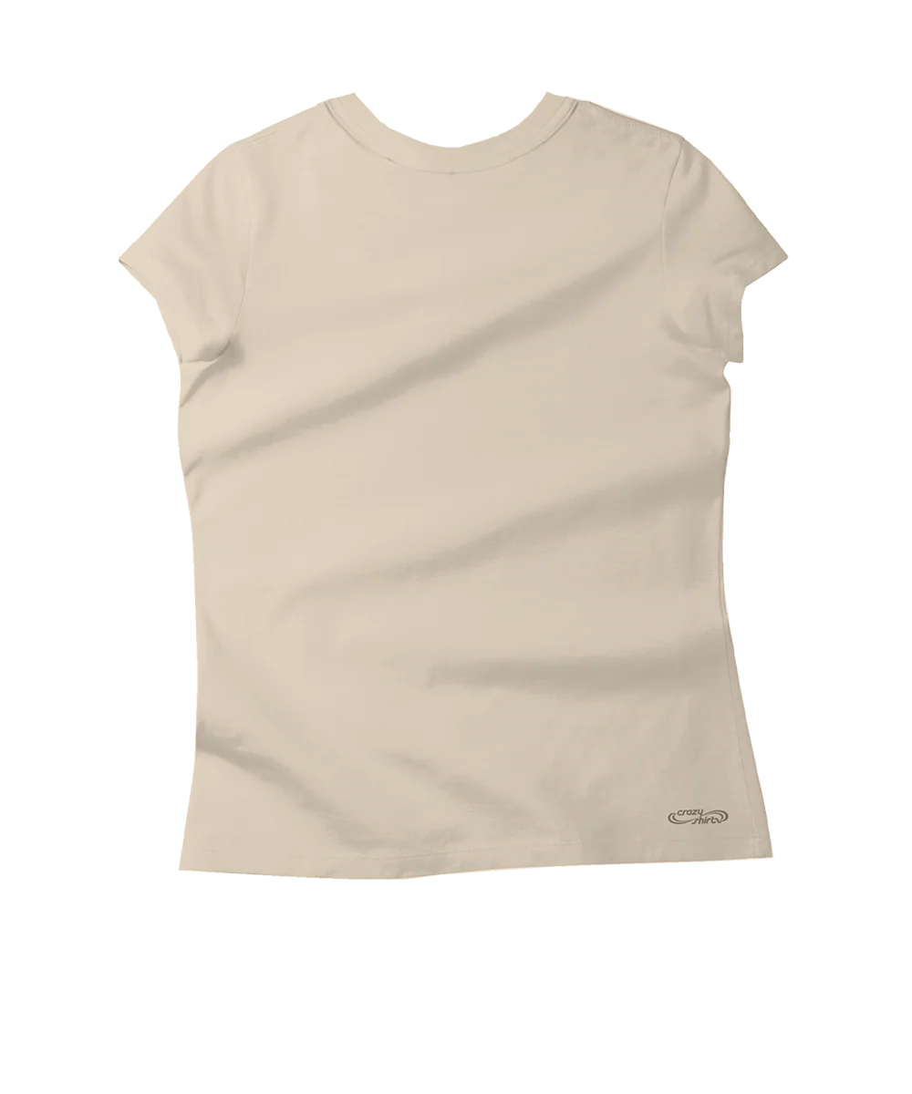Poppy Paradise - Sand Short Sleeve Pima T-Shirt - Image 4