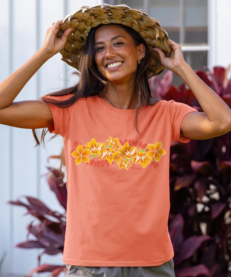Puakenikeni - Coral Short Sleeve Crewneck T-Shirt - Image 2