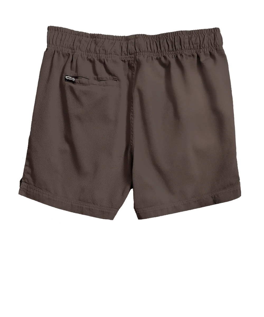 Root Beer Dyed Shoreline Twill Shorts - Image 4