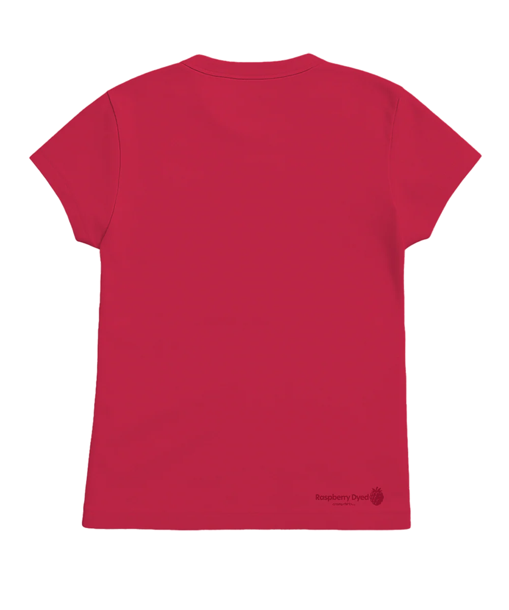 Sunset Lei - Raspberry Dyed Short Sleeve Crewneck T-Shirt - Image 4