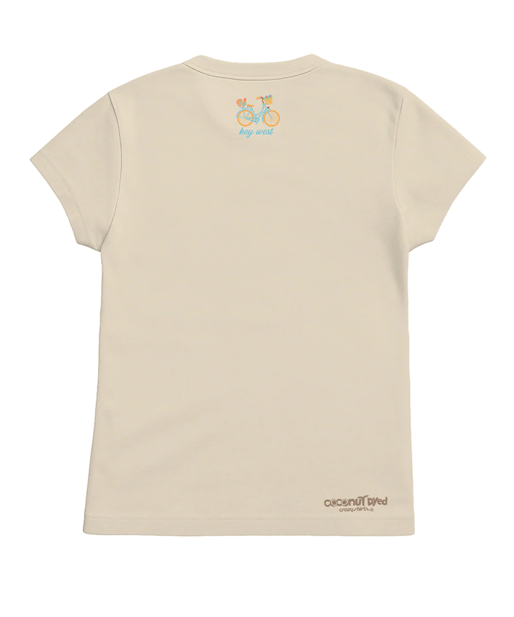 Sweet Keys - Coconut Dyed Short Sleeve Crewneck T-Shirt - Image 4