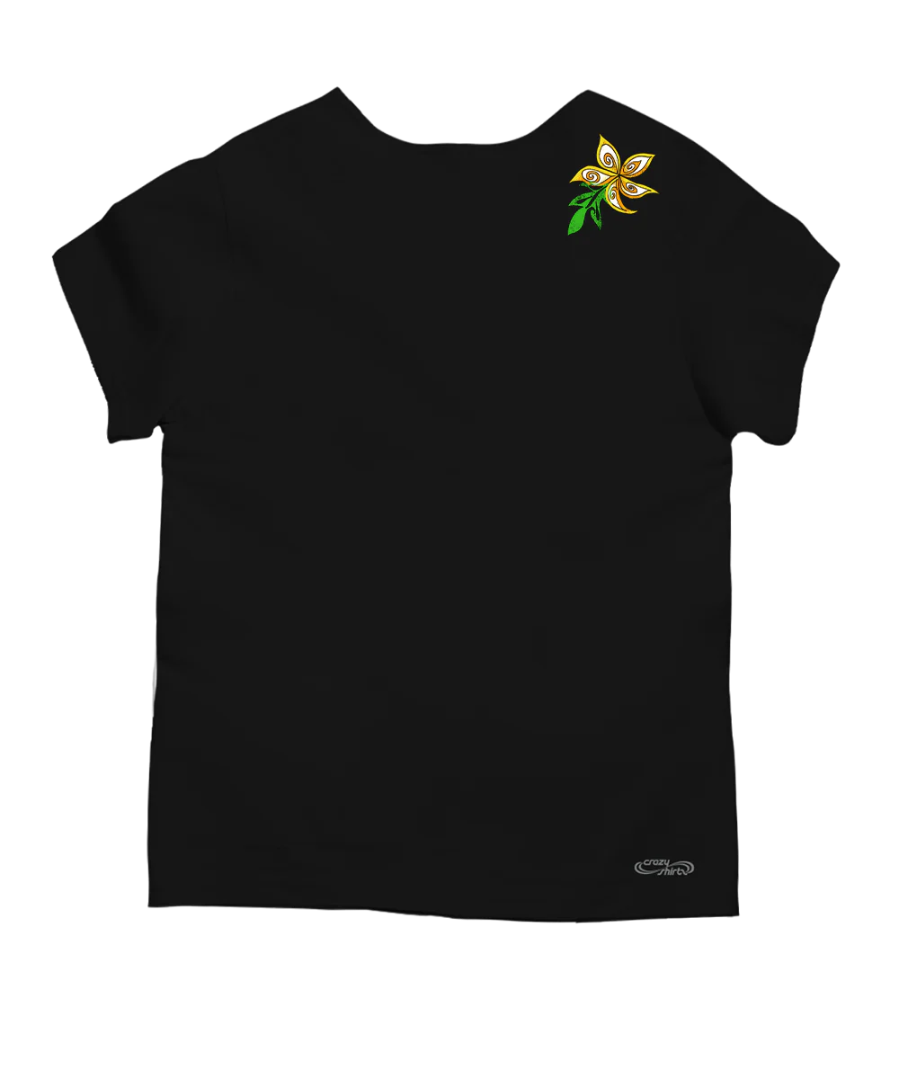 Turtle Quilt - Black Short Sleeve Scoop Neck T-Shirt - Image 4