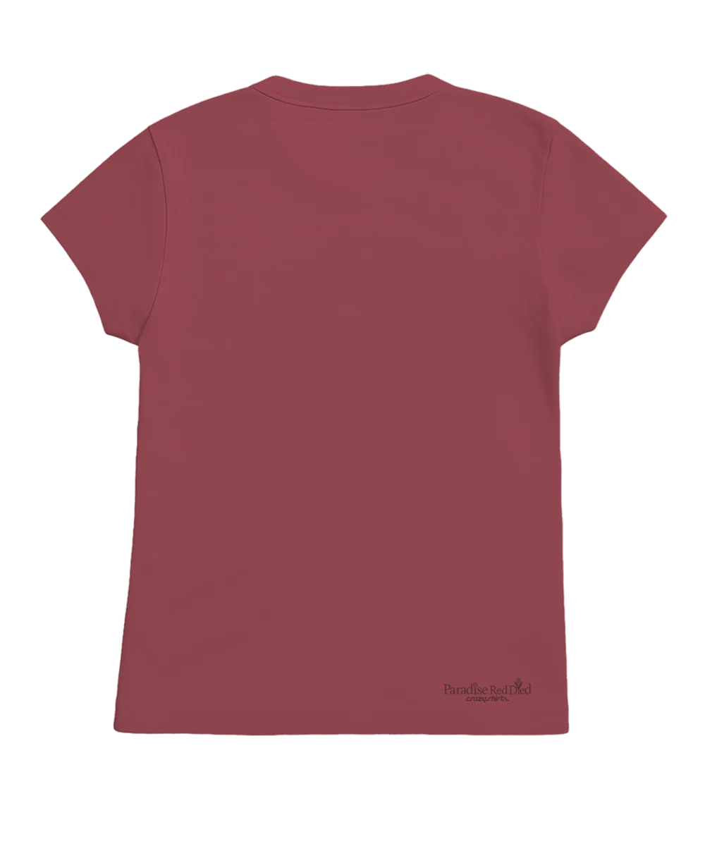 Volkswagen Hana Cruisin - Paradise Red Dyed Short Sleeve Crewneck T-Shirt - Image 4