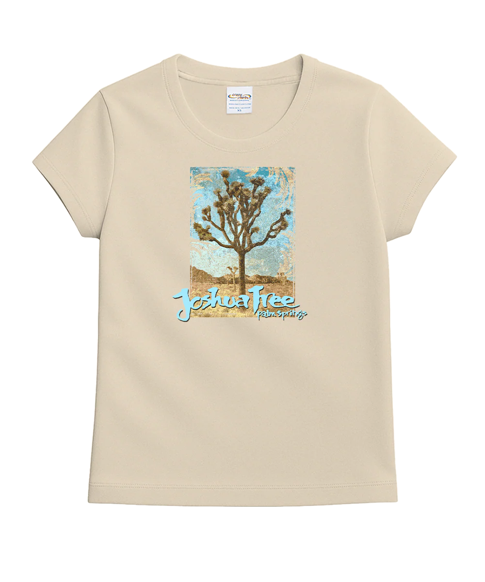 Weathered Joshua - Coconut Dyed Short Sleeve Crewneck T-Shirt