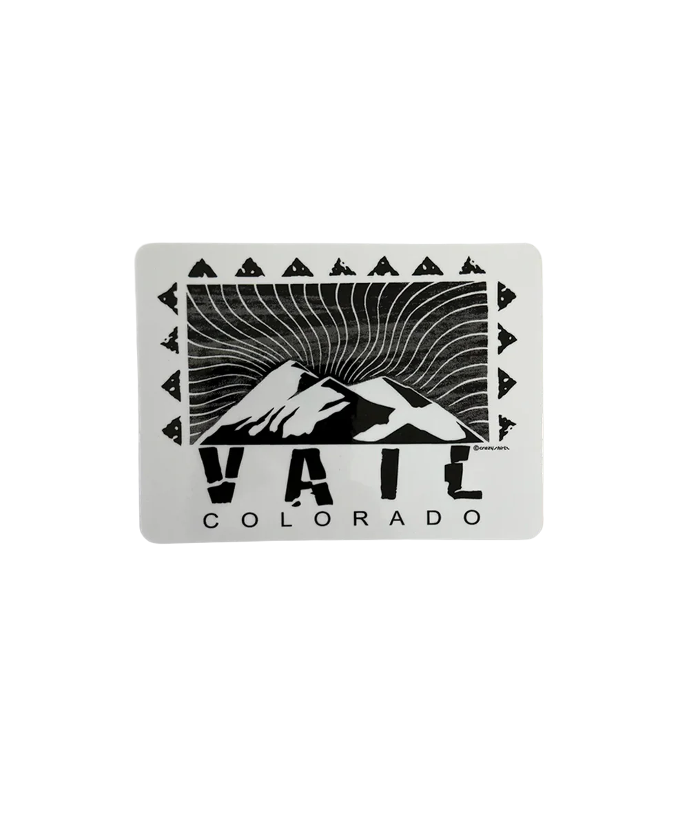 Wood Cut Vail - Sticker